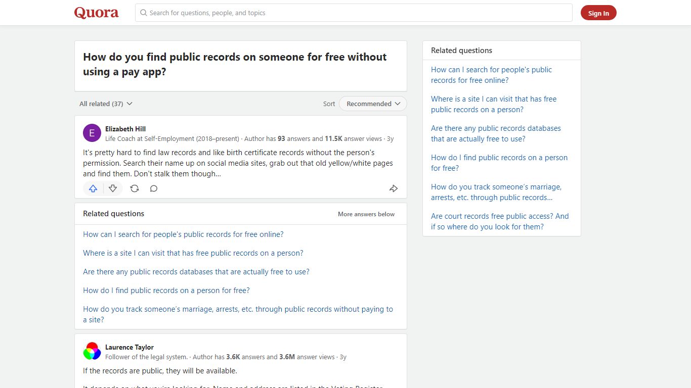 How to find public records on someone for free without using a pay app ...